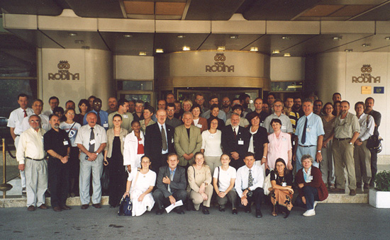 Participants of the 4th Meeting of the Parties in Sofia, Bulgaria, 22 - 24th September 2004. 